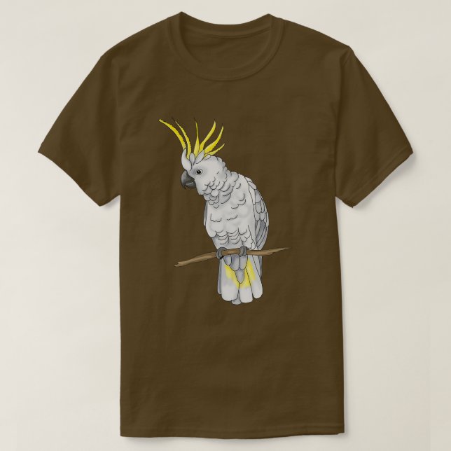 T-shirt Cockatoo à pois de soufre 2 (Design devant)