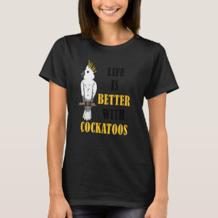 T-shirt Cockatoo Cute Parakeet Cockatiel