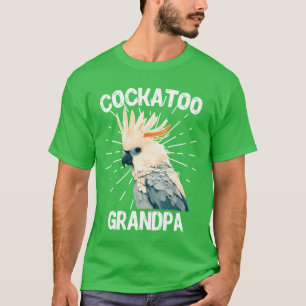 T-shirt Cockatoo Grand-Père Oiseau Amoureux Parapluie Cock