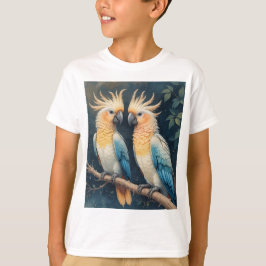 T-shirt Cockatoo Parrot Couple