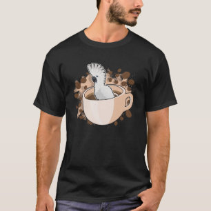 T-shirt Cockatoscope À Parrot D'Oiseau D'Oiseau Dans La Ca