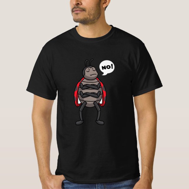 T-shirt Cockchafer de Ladybug têtu (Devant)