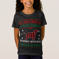 Cocker Amoureux de les chiens espagnols Xmas Pajam