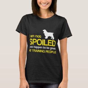 T-shirt Cocker Amoureux des chiens espagnol - Je ne suis p