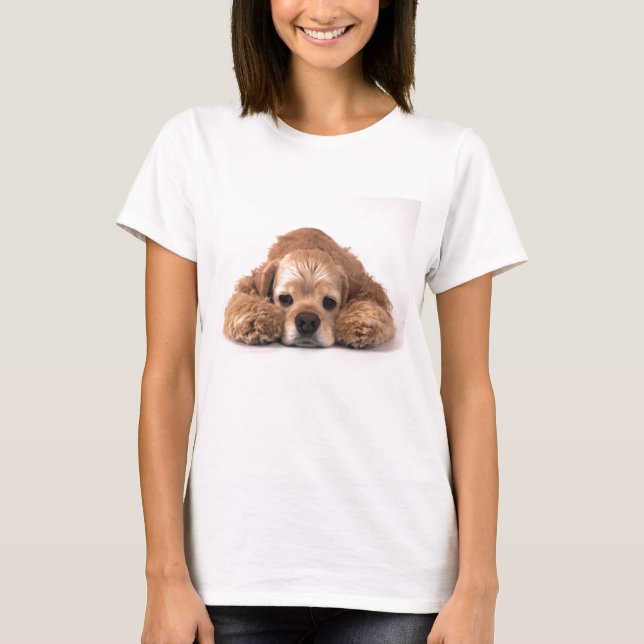 T-shirt Cocker mignon (Devant)