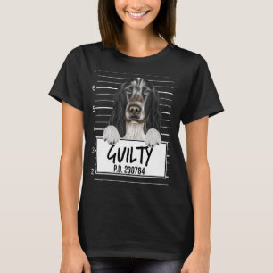 T-shirt Cocker Spaniel Anglais Photo D'identité Chien Coup