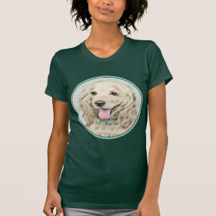 T-shirt Cocker Spaniel Buff Peinture - Art Chien original