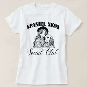 T-shirt Cocker Spaniel Chien Maman Social Club Femmes