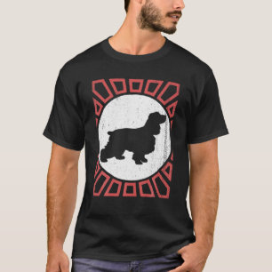 T-shirt Cocker Spaniel Chien Retro Vintage