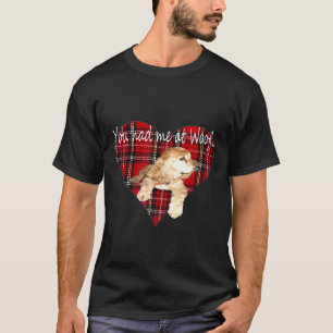 T-shirt Cocker Spaniel Chien Vous M'Avez Eu Au Woofplaid H