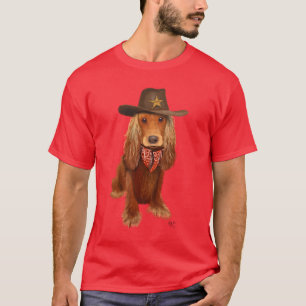 T-shirt Cocker Spaniel Cowboy 2