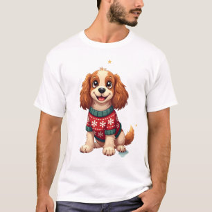 T-shirt Cocker Spaniel Flocon de Neige Glow