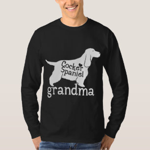 T-shirt Cocker Spaniel Grandma Cadeaux mignonette Grand-mè