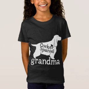 T-Shirt Cocker Spaniel Grandma Cadeaux mignonette Grand-mè