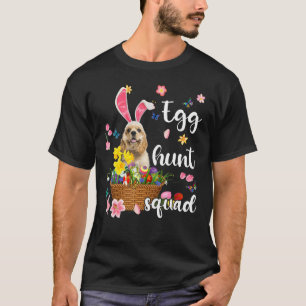 T-shirt Cocker Spaniel Joyeux Jour de Pâques Pâques Coloré