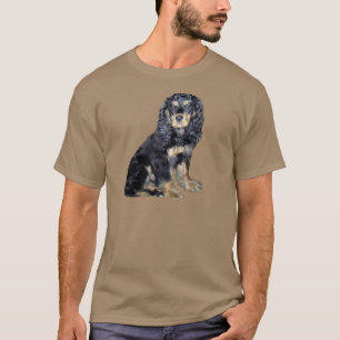 T-shirt Cocker Spaniel (noir et bronze)
