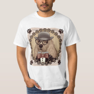 T-shirt Cocker Spaniel portant des lunettes