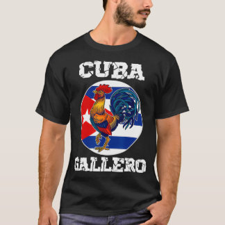 T-shirt Cockfighting de Cuba Gallero Cuban 