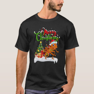 T-shirt Cockroach Insects Lover Xmas Éclairage Cockroach C