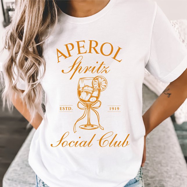 T-shirt Cocktail Aperol Spritz Social Club (Créateur téléchargé)