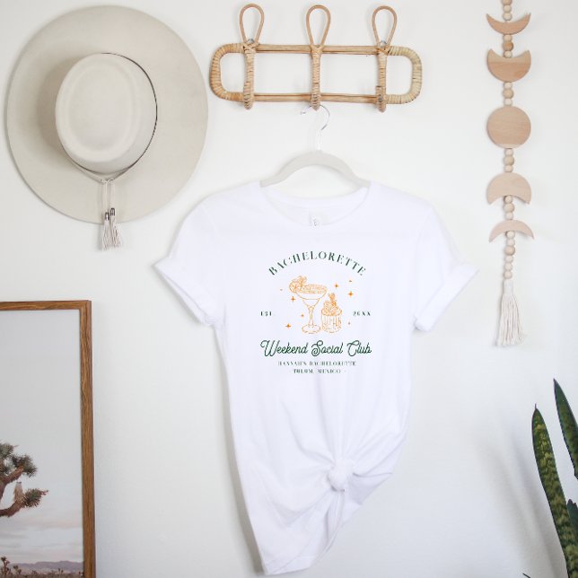 T-shirt Cocktail Club d'été | Enterrement de vie de jeune  (Créateur téléchargé)