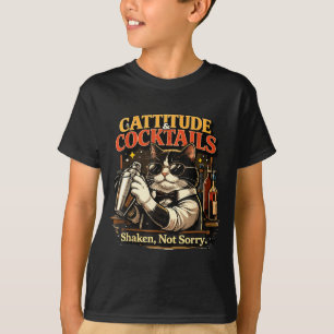 T-shirt Cocktail de chat - Barman drôle