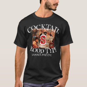 T-shirt COCKTAIL Groupe sanguin SANGRIA S Positif