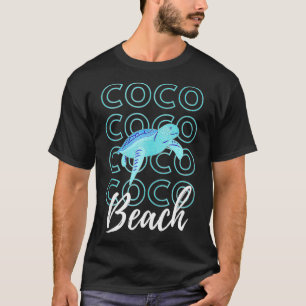 T-shirt Coco Beach Floride, Vacances en famille Tortue de