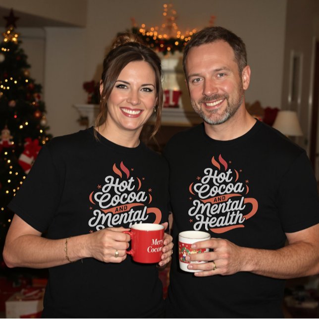 T-shirt Coco chaud et autosoins de santé mentale (Créateur téléchargé)