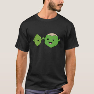 T-shirt Coco Et Lime Alimentation Pair Aimer Lime Et Coco