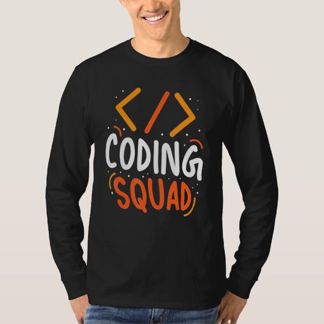T-shirt Codage Code Code Coder Programmer Discours du prog (Devant)