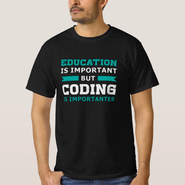 T-shirt Codage Codeur Médicale est important Coder Coder I (Devant)