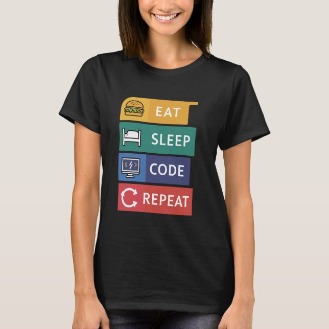 T-shirt Codage du programmeur de Coder amusant Code de som (Devant)