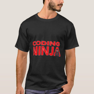 T-shirt Codage Ninja Programmer Geek de programmation