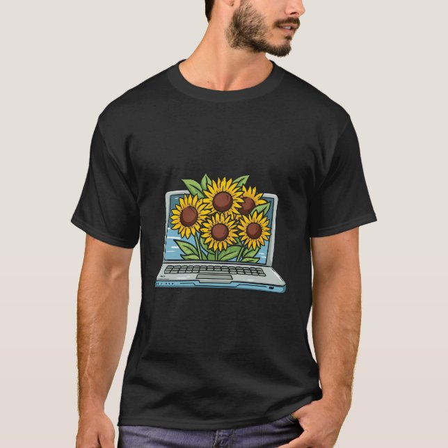 T-shirt Codage programmateur de tournesol Coder - Pro (Devant)