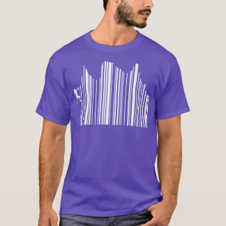 T-shirt Code-barres Escalade Supermarché grimpeur randonne
