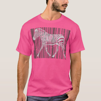 T-shirt Code-barres Funny Zebra
