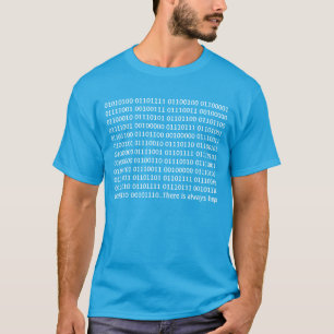 T-SHIRT CODE BINAIRE AVEC MESSAGE GEEK