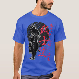 T-shirt Code Bushido Samouraï Guerrier Japonais Kanji 263