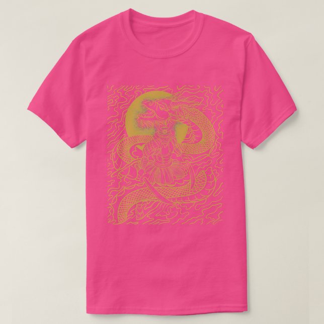 T-shirt Code Bushido Samurai Japon  (Design devant)