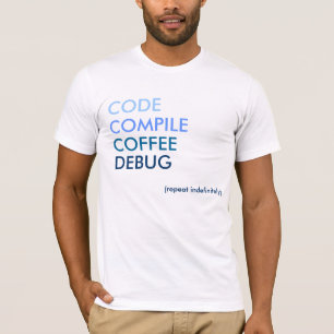 T-shirt Code Compile Coffee Debug