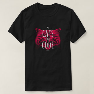 T-shirt code d'amour de chats