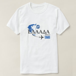 T-shirt Code de l'aéroport grec T