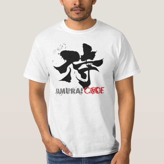 T-shirt Code de Samurai "Le code de l'honneur" (Devant)