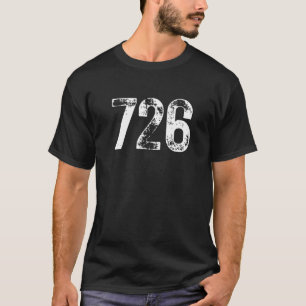 T-shirt Code de zone 726 San Antonio TX Zone de téléphone