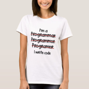 T-shirt Code d'écriture