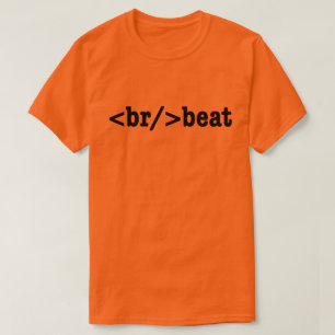 T-shirt code HTML breakbeat