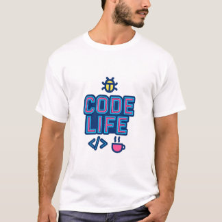 T-shirt CODE LIFE Dev Tee – For Programmers, Coders & Debu