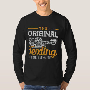 T-shirt Code Morse de l'opérateur radio de jambon textuel