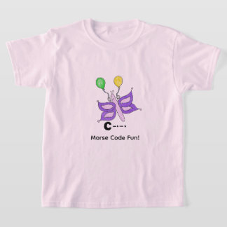 T-shirt Code Morse en Dessin Animé pour les Enfants ! Let